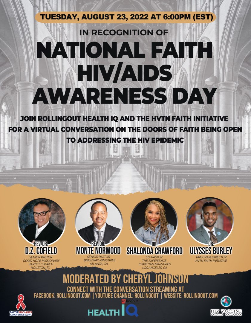 National Faith HIV AIDS Awareness Day 2022 A Discussion At The Crossroads