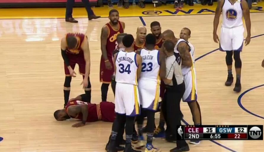 Another flagrant: Draymond Green, LeBron James rivalry heats up