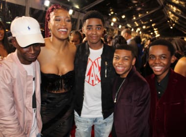 'Littles' steal hearts of Meagan Good and Keke Palmer at New Edition party