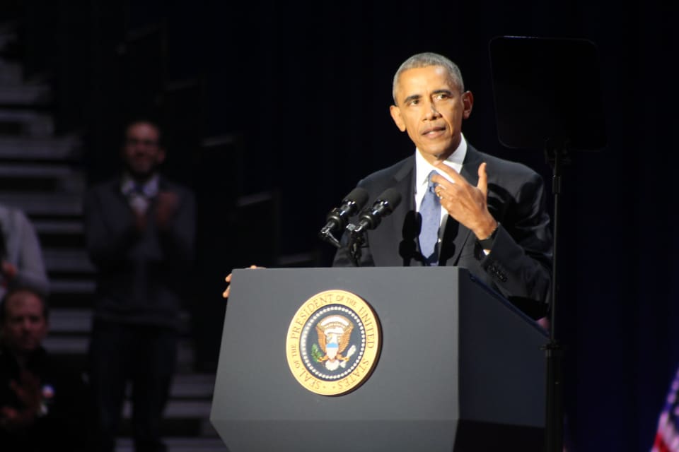President Obama -(Photo Credit: Eddy "Precise" Lamarre) 