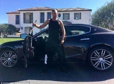 Crips member, sexy felon Jeremy Meeks showcases mansion, Maserati, family on IG