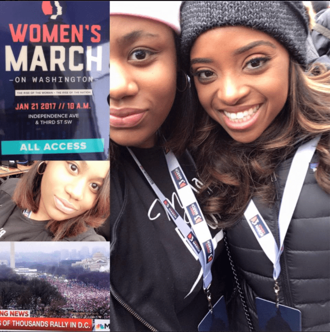 Marypat Hector and Tamika Mallory (Facebook: Marypat C Hector)