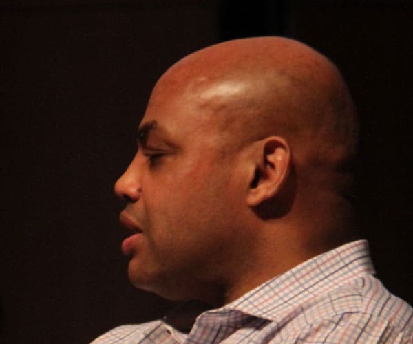 Charles Barkley speaks at Morehouse College (Photo Credit: Mo Barnes for Steed Media Services)