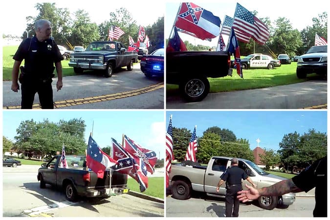 "Respect the Flag" gang (cellphone video screenshots via Southern Poverty Law Center)