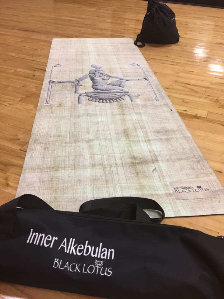 Inner Alkebulan Kemetic yoga mat