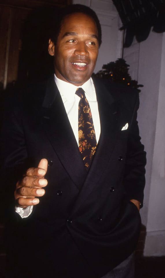 LOS ANGELES, CALIFORNIA - EXACT DATE UNKNOWN - CIRCA 1990 - O.J. Simpson arriving at a celebrity event (Photo Credit: Vicki L. Miller)