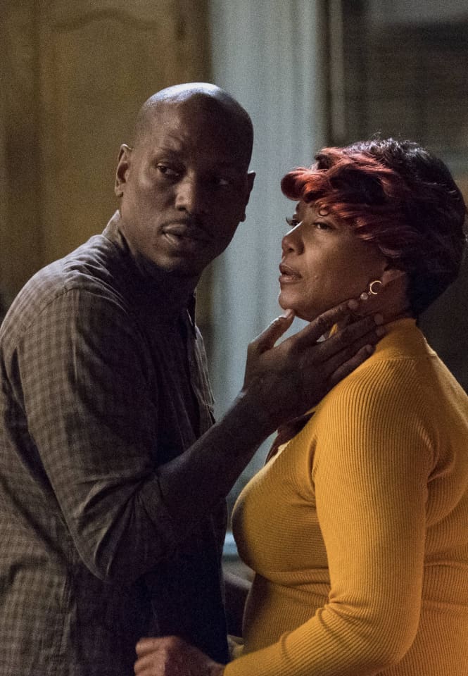 STAR: Pictured L-R: Guest star Tyrese Gibson and Queen Latifah in the "Mama's Boy" episode of STAR airing Wednesday, Feb. 15 (9:00-10:00 PM ET/PT) on FOX. ©2017 Fox Broadcasting Co. CR: Wilford Harewood/FOX