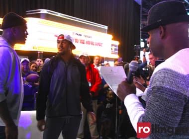 Deion Sanders hosts as Falcons defeat Patriots in 'Madden 17' during Super Bowl