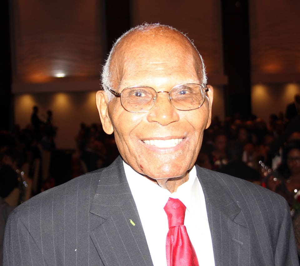 Dr. Tobe Johnson- Professor and chair of the Morehouse College Political Science Department. He will retire this year after 59 years. (Photo Source: Mo Barnes for Steed Media Service)