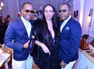 The Von Boozier Twins celebrate epic shoe launch