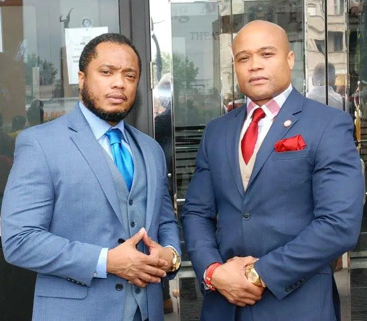 LaShaun Jackson and Omar Moore of The Circle Foundation - Photo courtesy of With an Eye PR