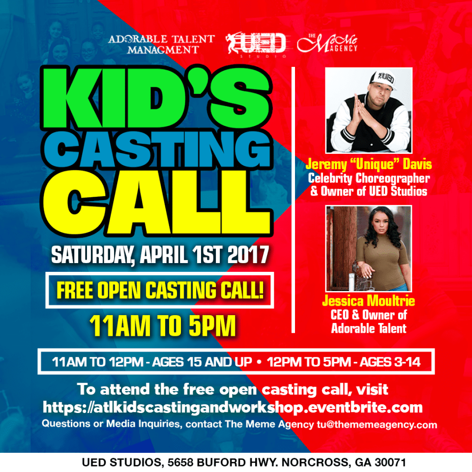 Jeremy Unique Davis talks Kid's Casting Call in Atlanta Rolling Out