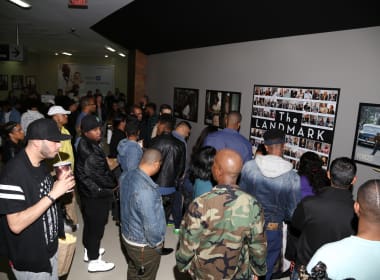 Sexy actor Lance Gross, rap artist Flo Rida spotted in LA at 'Logan' screening