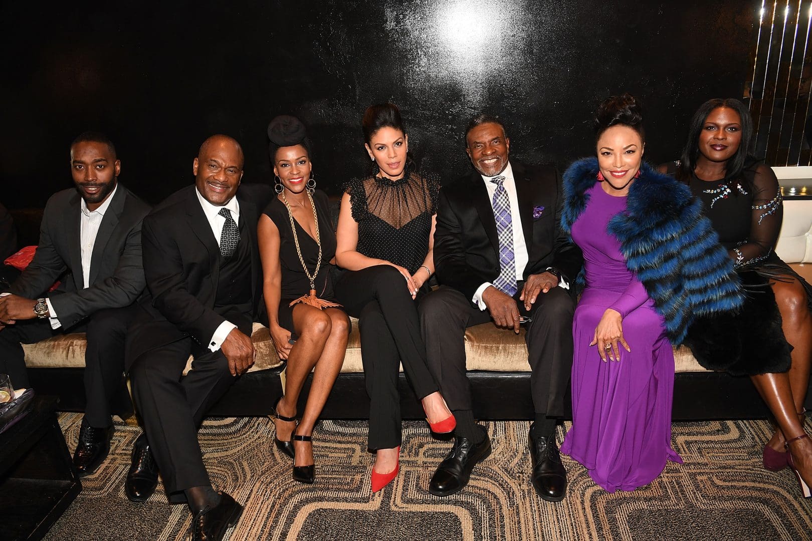 Julian Brittano, Gregory Alan Williams, Kim Hawthorne, Merle Dandridge, Keith David, Lynn Whitfield, and Deborah Joy Winans - Photo Credit Paras Griffin 