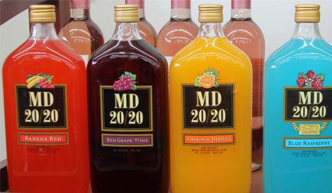 MD 20/20 comes in a variety of flavors and colors (Photo Source: Mo Barnes for Steed Media Service)