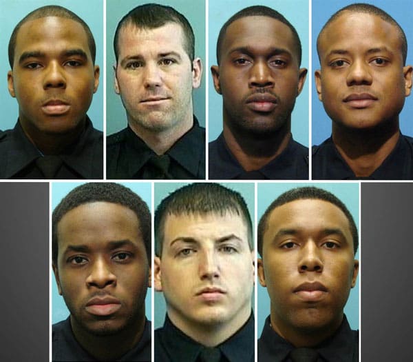 Dirty Baltimore cops: Jenkins, Jemell Rayam, Marcus Taylor and Maurice Ward. (Photo Source: Department of justice)