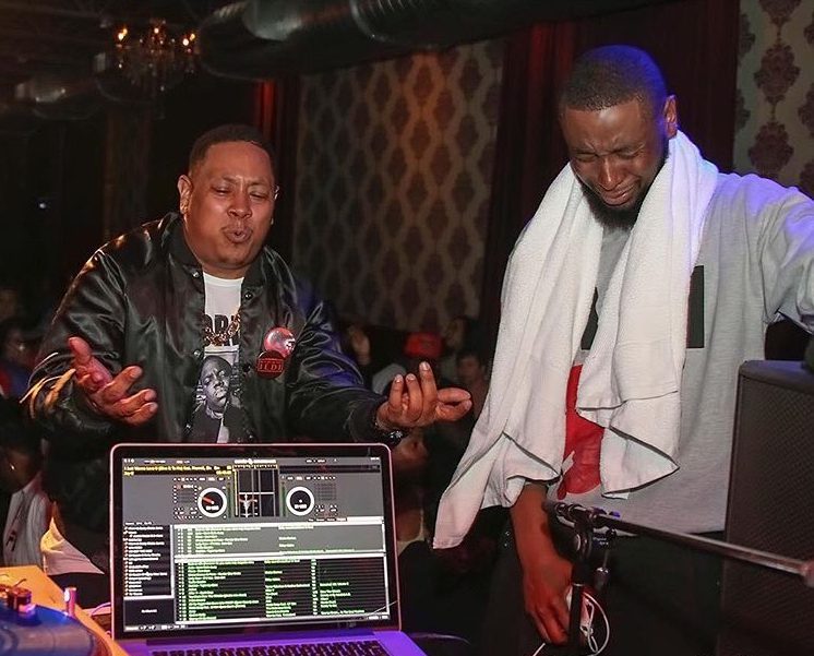 Kyle Santillian and 9th Wonder feeling the music - Photo Credit: Instagram @gotit_lens 