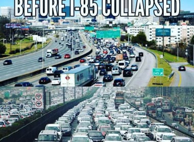 Hilarious memes poking fun at Atlanta's I-85 bridge collapse