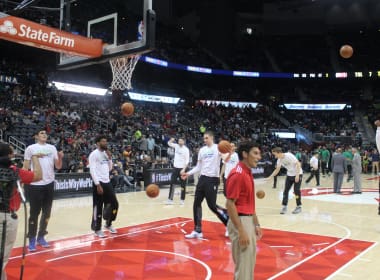 Monica Brown and family take over as the Hawks beat the Celtics