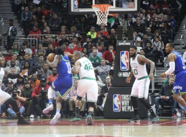 Monica Brown and family take over as the Hawks beat the Celtics