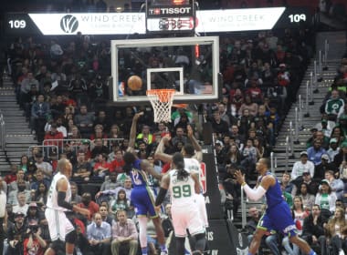 Monica Brown and family take over as the Hawks beat the Celtics