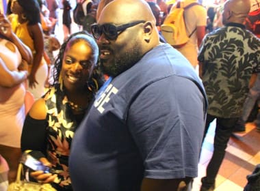 Faizon Love spotted at 'Grow House' red carpet screening in Atlanta