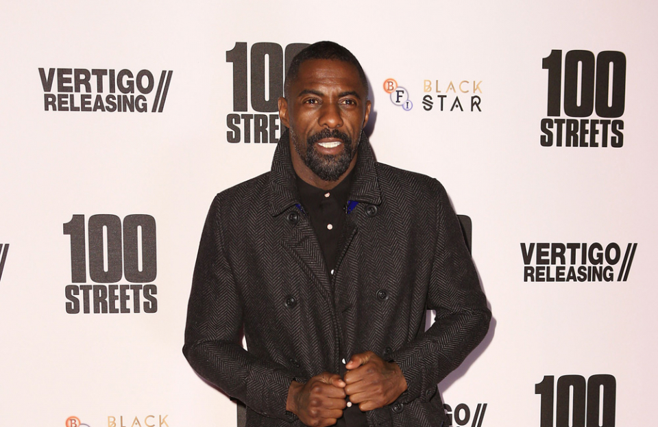 Idris Elba at '100 Streets' film premiere, London, UK