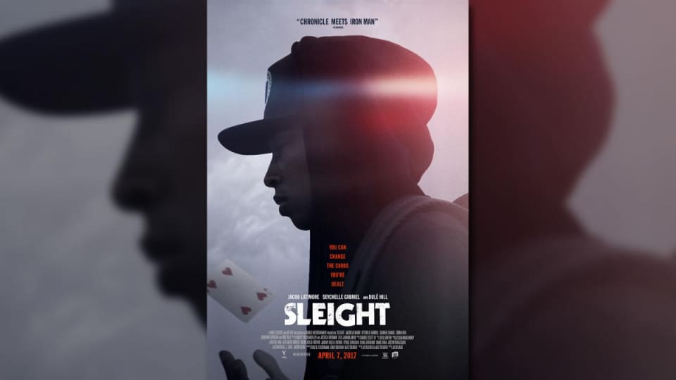 Jacob Lattimore as Bo in Sleight. Film courtesy of the films' production company WWE studios (wwe.com)