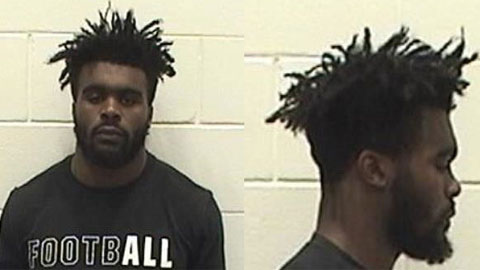 Elijah Holyfield arrested at UGA for weed (Photo Credit: Athens-Clarke County Police)
