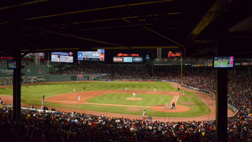 (Photo from @RedSox/ Twitter) The Baltimore Orioles are on the road against the Boston Red Sox in Fenway Park.