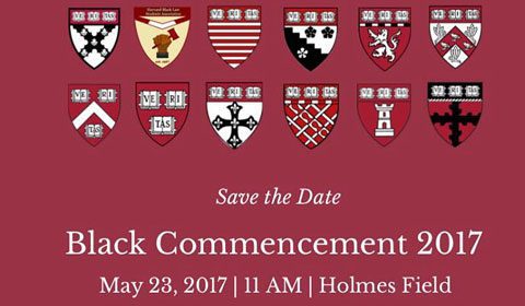 Black Commencement 2017 (Photo Source: Facebook/ Harvard Black Graduate Student Alliance)