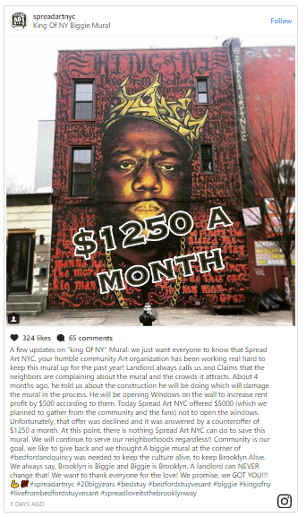 notorious big mural