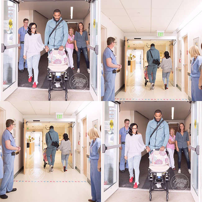 Cavs' J.R. Smith finally brings home premature baby (photos)