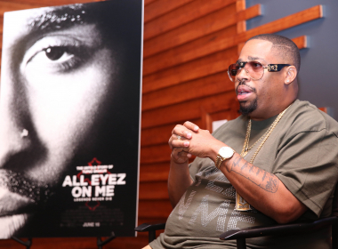 Tupac's head-turning look-alike, Demetrius Shipp Jr., promotes 'All Eyez on Me'