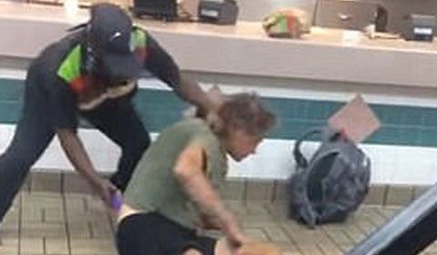 Racist customer beaten and tasered by Burger King workers (video)
