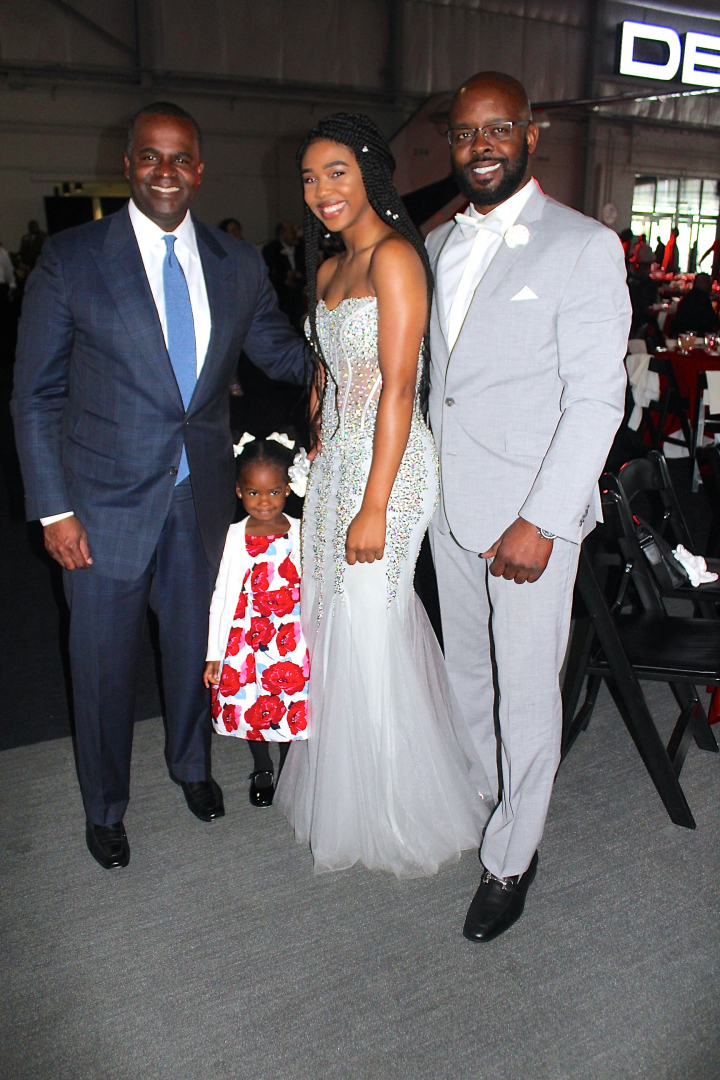 Mayor Kasim Reed, his daughter, the Super Lawyer and his daughter- Photo Credit Jonell Whitt via Steed Media 