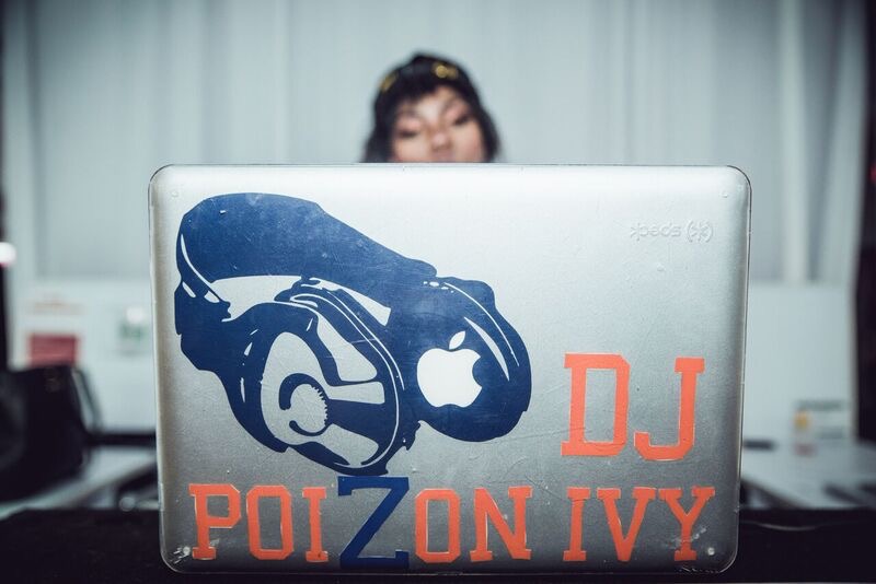 DJ Poizon Ivy dominates music in sports with style