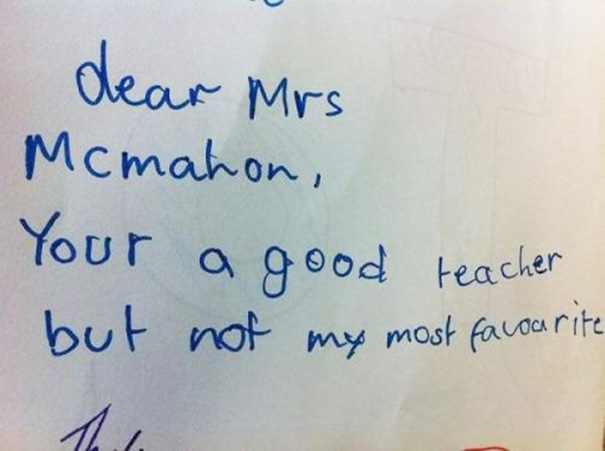 The funniest notes written by kids, vol. 1