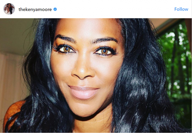 Is 'RHOA's' Kenya Moore hiding something?