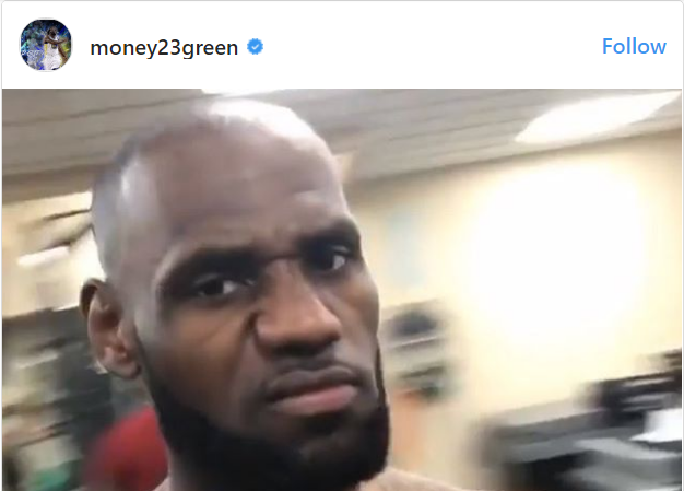 Draymond Green and LeBron James exchange insults