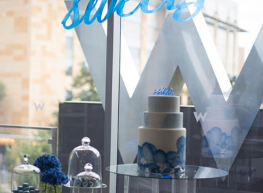 Inside Sanya Richards-Ross' bold, blue baby shower
