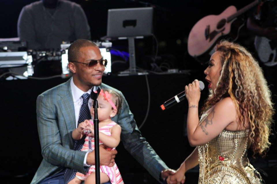 T.I. supports wife at Xscape reunion concert; Tiny serenades him onstage