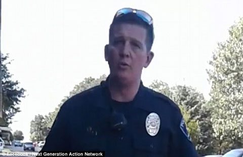 Texas cop caught on tape abusing teens tries to take mom's phone