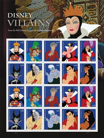 Maleficent, Cruella De Vil and other Disney villains get a Forever Stamp