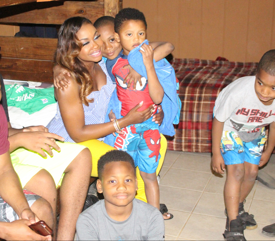Phaedra Parks warms the hearts of children in need in Flint at her summer camp