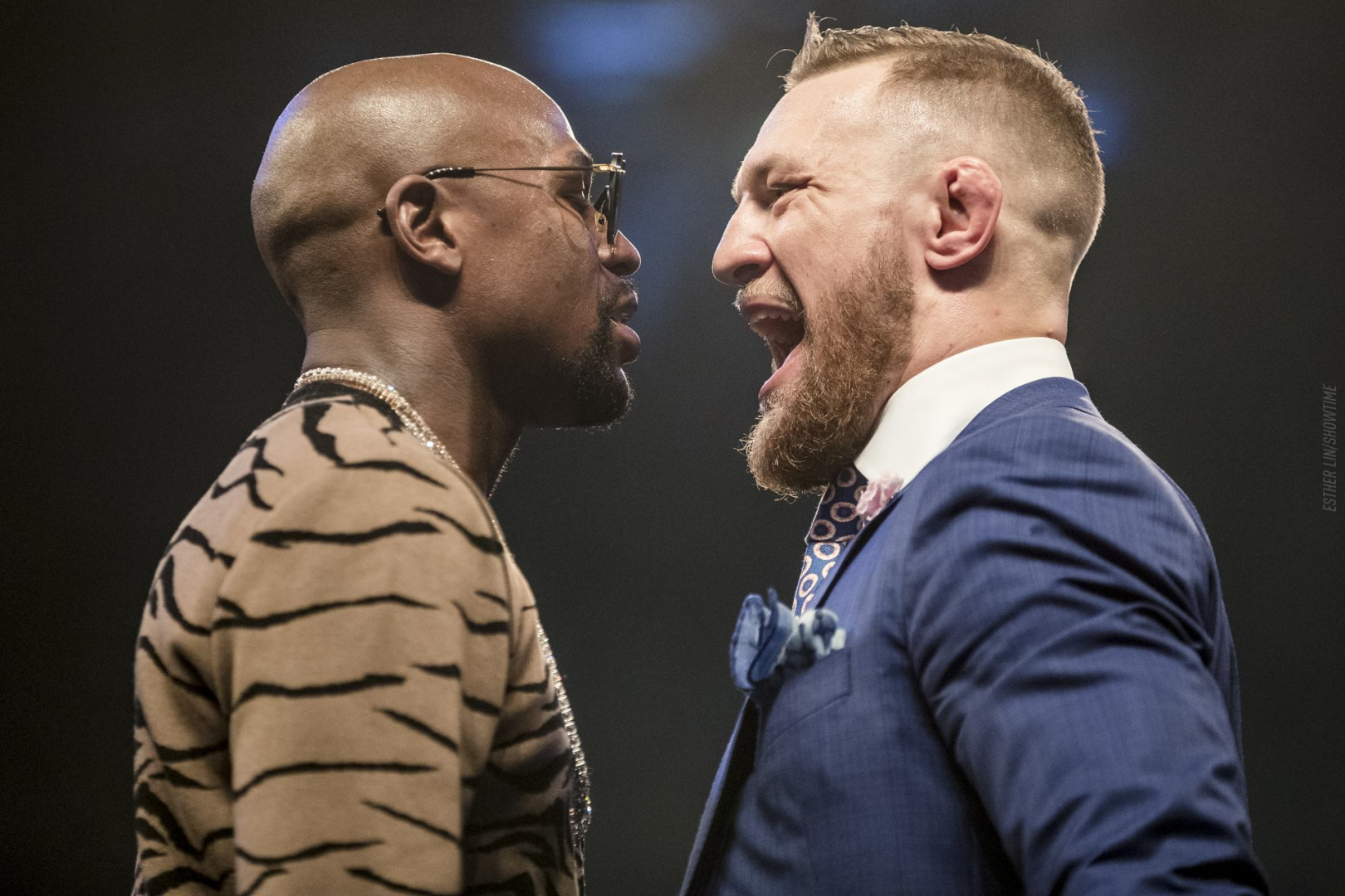 Floyd Mayweather and Conor McGregor (Credit: Esther Lin/SHOWTIME Sports)