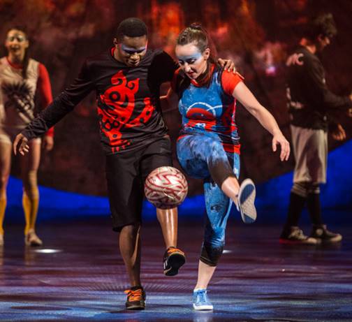 French soccer player Abou Traore joins Cirque du Soleil for 'Luzia'