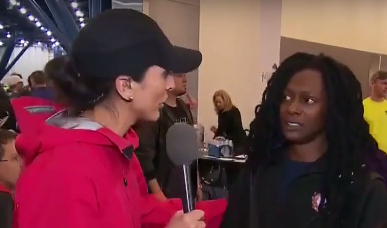 Hurricane Harvey: Black mom curses out clueless CNN reporter in shelter