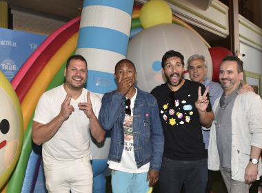 Pharrell Williams, Tyga, King Cairo: 'True and the Rainbow Kingdom' red carpet