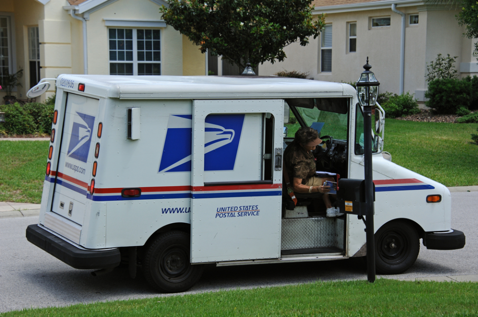 Mail was not the only thing this USPS employee was delivering